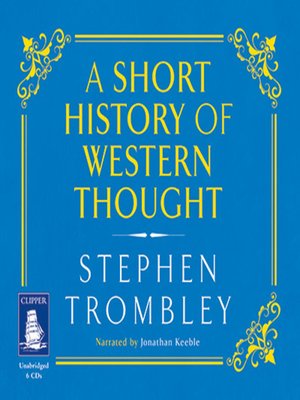 cover image of A Short History of Western Thought